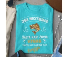 Marškinėliai "Šalta, kaip žuvis"