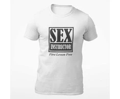 Marškinėliai "Sex instructor"