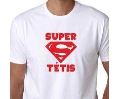 Marškinėliai "Super tėtis -supermenas"