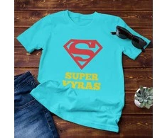 Marškinėliai "SUPER VYRAS"