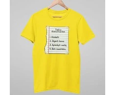 Marškinėliai "Tėčio dienotvarkė"