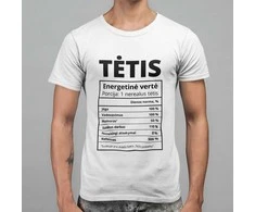 Marškinėliai "Tėčio sudėtis"