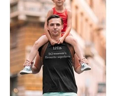 Marškinėliai "Tėtis - herojus"