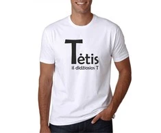 Marškinėliai "Tėtis iš didžiosios T"