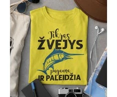 Marškinėliai "Tik tikras žvejys"