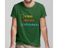 Marškinėliai "Tikras mechanikas"