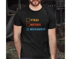 Marškinėliai "Tikras mechanikas"