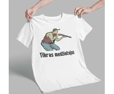 Marškinėliai "Tikras medžiotojas"