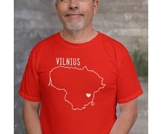 Marškinėliai "Vilnius - širdis"