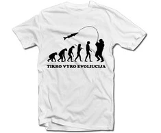 Marškinėliai "Žvejo evoliucija"