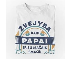Marškinėliai "Žvejyba kaip papai"