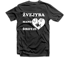 Marškinėliai "Žvejyba mano širdyje"