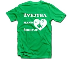 Marškinėliai "Žvejyba mano širdyje"
