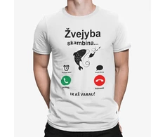 Marškinėliai "Žvejyba skambina"