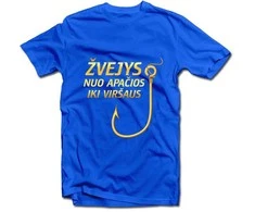 Marškinėliai "Žvejys nuo apačios iki viršaus"
