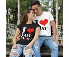Marškinėlių komplektas "Couple love"