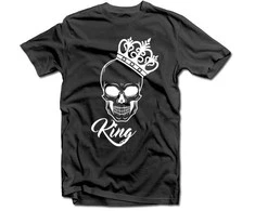 Marškinėlių komplektas "King &amp; Queen" su kaukole