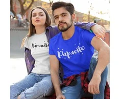 Marškinėlių komplektas "Mamacita and Papacito"