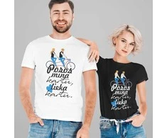 Marškinėlių komplektas "Poros mina kartu, lieka kartu"
