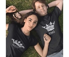 Marškinėlių komplektas "Queen &amp; King"