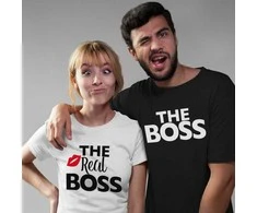 Marškinėlių komplektas "The Boss couple"