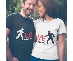 Marškinėlių komplektas "They are in love"