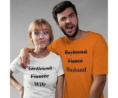 Marškinėlių komplektas "Wife and husband"