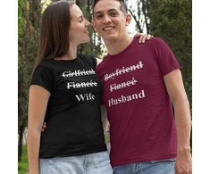 Marškinėlių komplektas "Wife and husband"