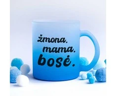 Matinis puodelis "Žmona. Mama. Bosė"