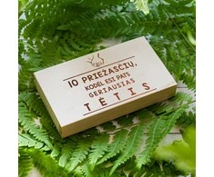 Medinė dežutė "Esi geriausias tėtis"