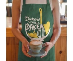 Medvilninė prijuostė "Bakers gonna bake"