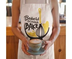 Medvilninė prijuostė "Bakers gonna bake"