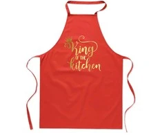 Medvilninė prijuostė "King of the kitchen"