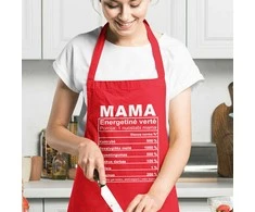 Medvilninė prijuostė "Mamos sudėtis"