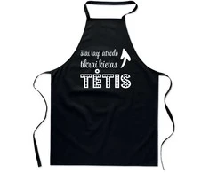Medvilninė prijuostė "Taip atrodo kietas TĖTIS"