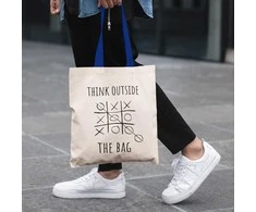 Medžiaginis maišelis "Think outside the bag"