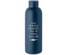 Metalinė termo gertuvė "Lieka garaže" (500ml)