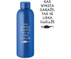 Metalinė termo gertuvė "Lieka garaže" (500ml)