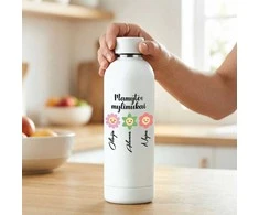 Metalinė termo gertuvė "Mamytės mylimukai" su Jūsų pasirinktais vardais (500ml)