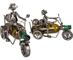 Metalinis butelio laikiklis "Triratis motociklas"