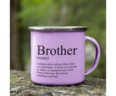 Metalinis puodelis "Brother"