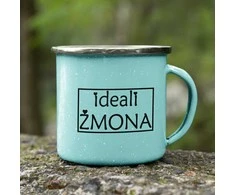 Metalinis puodelis "Ideali žmona"