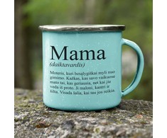 Metalinis puodelis "Mama"