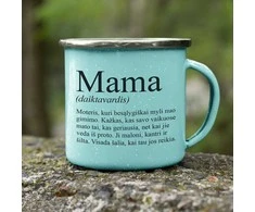 Metalinis puodelis "Mama"