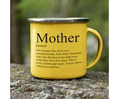 Metalinis puodelis "Mother"