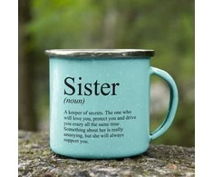 Metalinis puodelis "Sister"