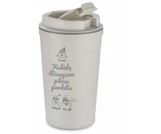 Metalinis termopuodelis "Kalėdų džiaugsmo pilnas puodelis" (400ml)