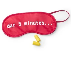 Miego kaukė "Dar 5 minutes..."