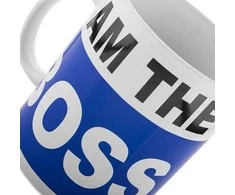 Milžiniškas puodelis "I am the BOSS"