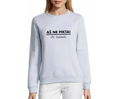UNISEX pastelinis "Sully" džemperis "Aš ne pikta"